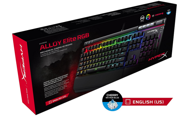HyperX Alloy Elite RGB Mechanical Gaming MX Blue